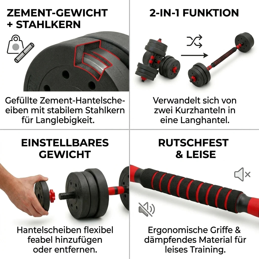 Set Manubri Esagonali per Casa e Palestra